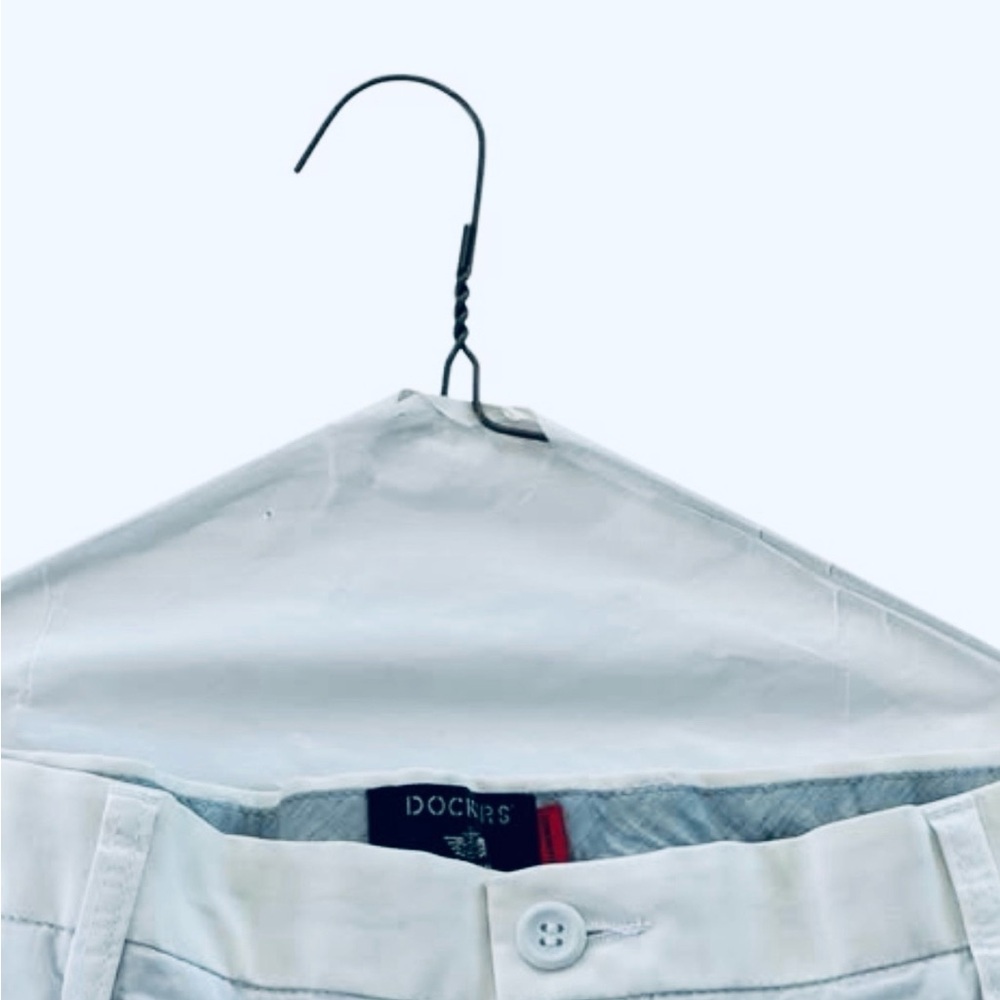 DOCKERS shorts men W38 white NWT Macy’s $60 MSRP Movie and TV Clothes #preppy - Picture 5 of 5
